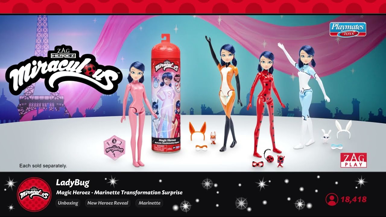 TIME TO TRANSFORM!, Miraculous toys