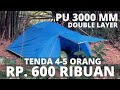 TENDA GUNUNG COMPASS 4-5 PERSON | PU 3000 MM WATER PROOF