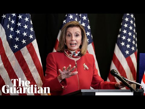 Nancy Pelosi holds a news conference as presidential election race tightens – watch live