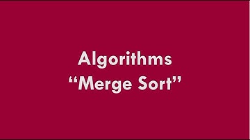[3-4] CS50x In Arabic - Week 3 - Merge Sort
