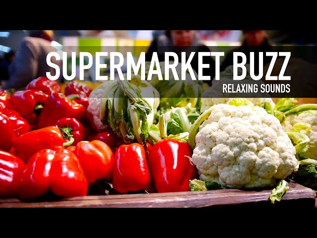 🥦 🍅 🛒 Supermarket Ambience - Soothing Sounds relaxation meditation calm quite - sound store grocery class=