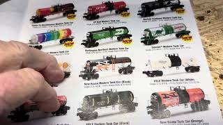 Menards Trains 2025 Winter catalog review, Menards rolling stock .