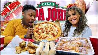 NICOLE IS DROPPING A VIDEO| Papa John's Mukbang🍕🥖🍗 NICOLE IS DROPPING A VIDEO| Papa John's Mukbang🍕🥖🍗