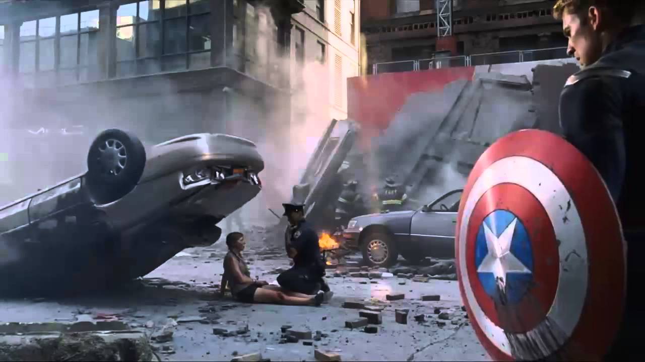 2014 Shield Falls Captain America.The Winter Soldier and Marvel's Agents of Shield YouTube