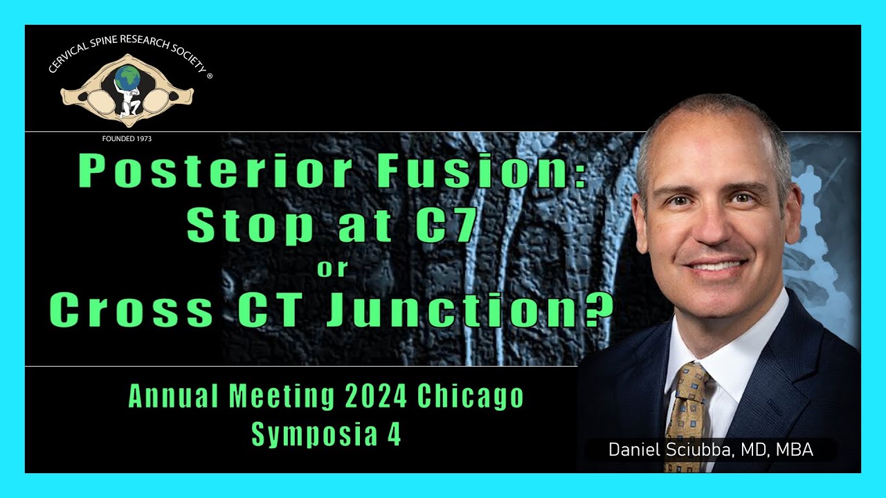Задний спондилодез: остановка на уровне C7 или на стыке КТ-связки — д-р Даниэль Скиубба