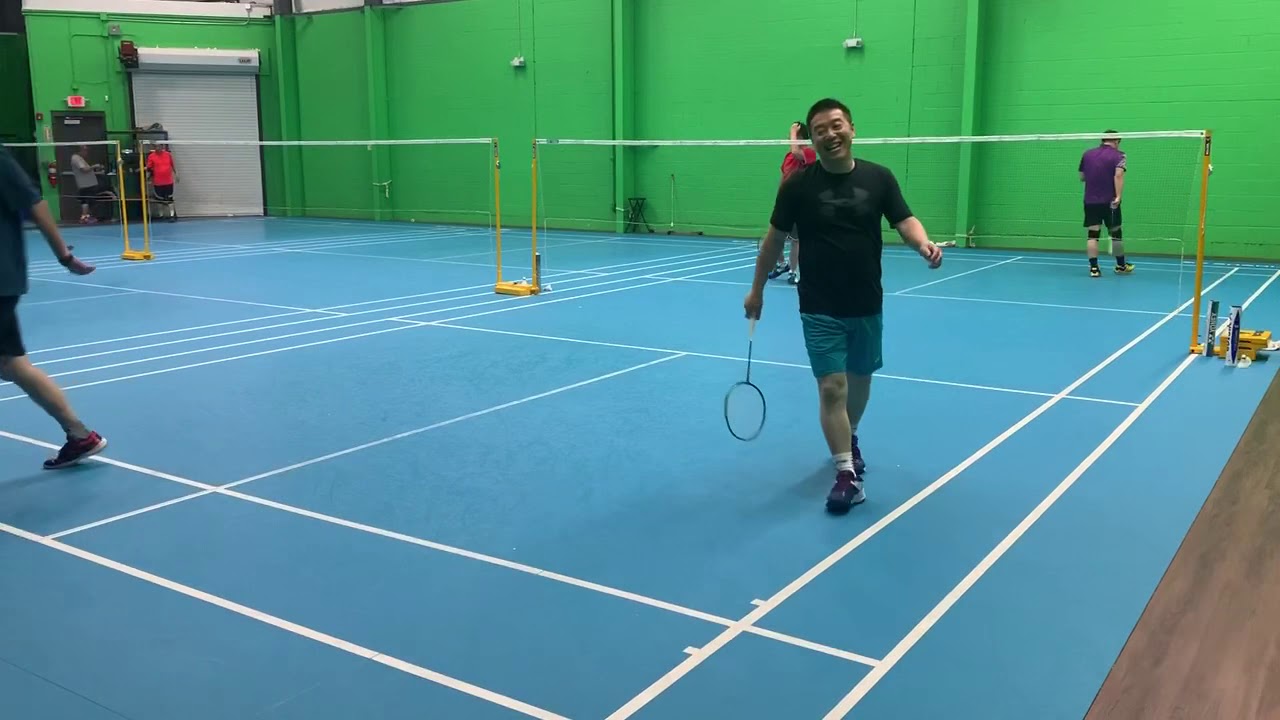 NJ 2020/6/8 badminton game 0 Sam/YZ Zhang vs. Tom/Tong YouTube