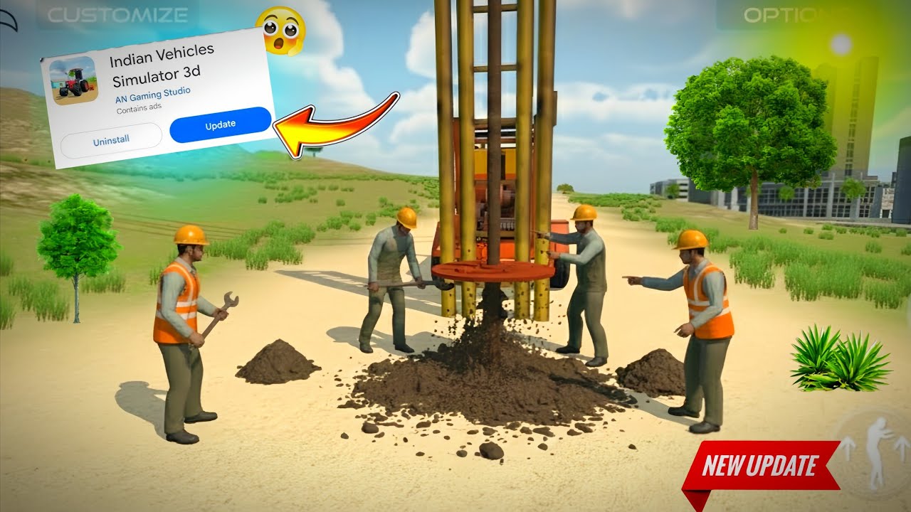 Boring Machine से जमीन के अंदर गद्दा ✨करके पानी कैसे निकाले🤯 /Indian vehicles sumletor 3D game 💥