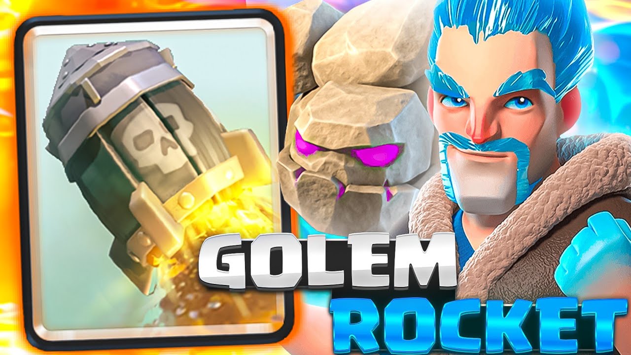 Эта комбинация Голем + Ракета сломала Clash Royale — вы ОБЯЗАТЕЛЬНО должны это увидеть!