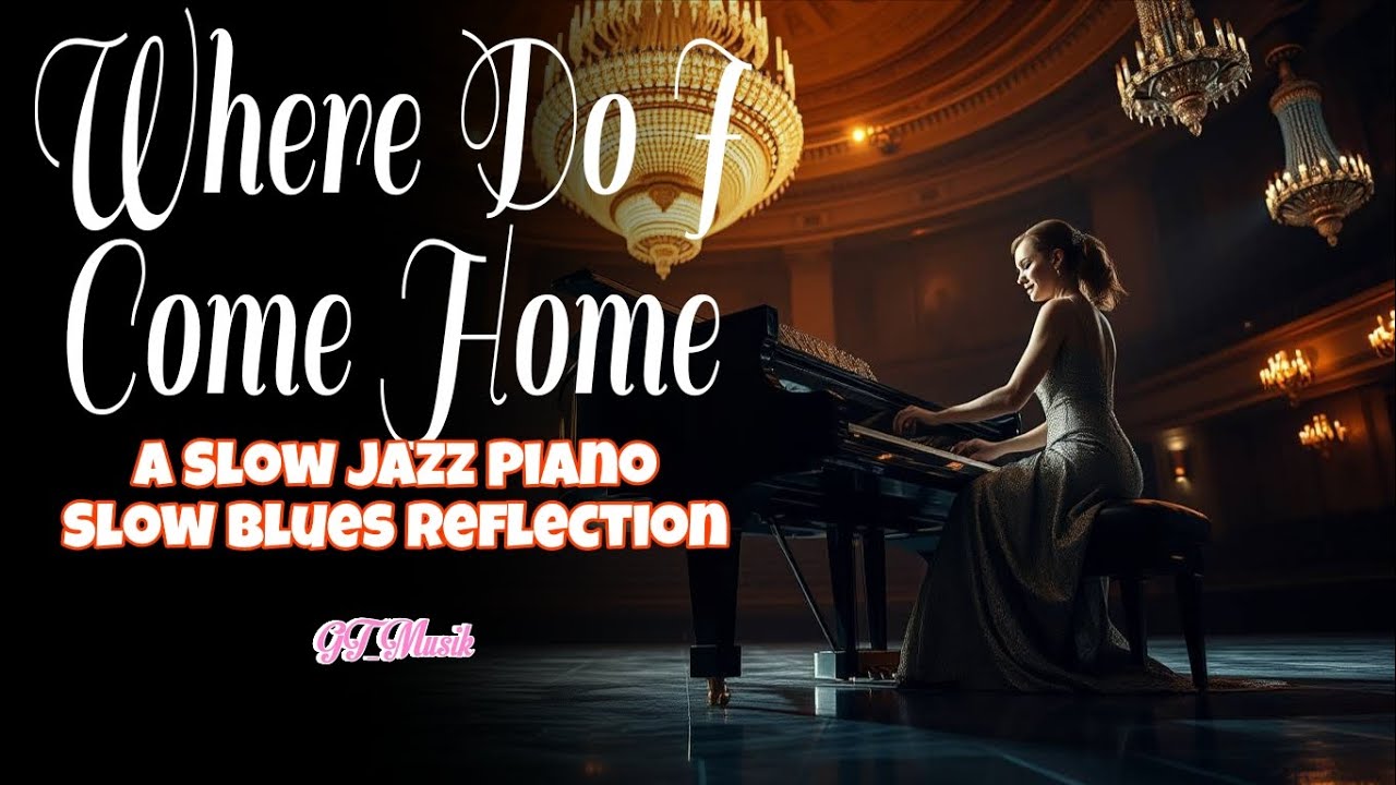 Where Do I Come Home | A Slow Jazz Piano & Slow Blues Reflection 