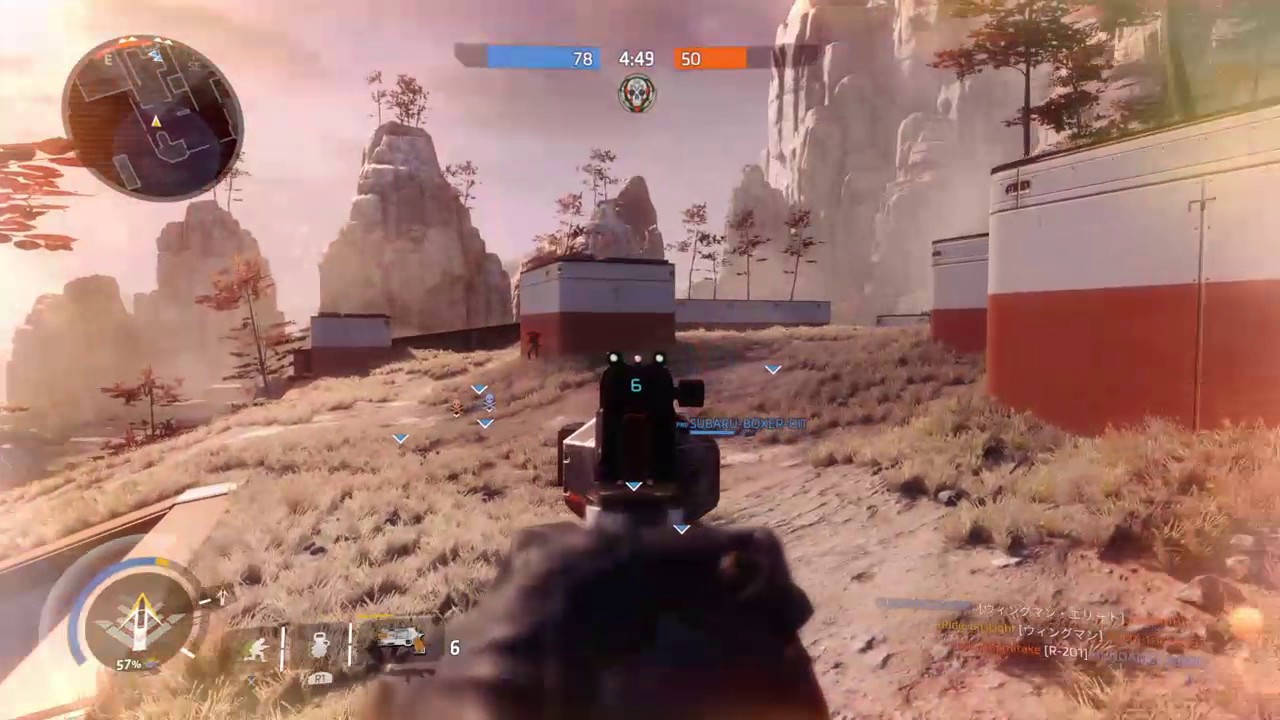 Titanfall2 タイタンフォール2 強化武器ウイングマン1ショットキルを楽しむpvp27k8d Youtube