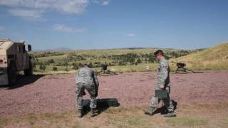 153rd Security Forces heavy weapons training