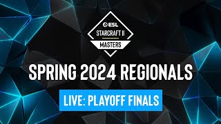 ESL SC2 Masters: Spring 2024 Regionals Playoff Finals