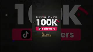 We Hit 100k Followers On Tiktok Today  Tiktok  Bioxin Cosmeceuticals 