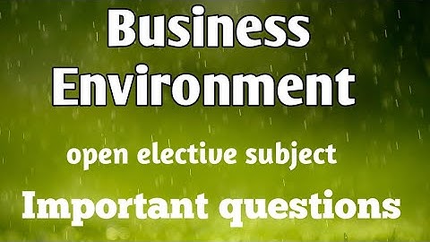 business Environment | important questions from all chapters || @withmesandy-hz9vd