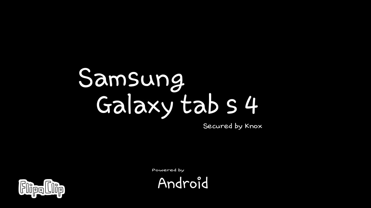 Samsung tab s4 shutdown and startup - YouTube