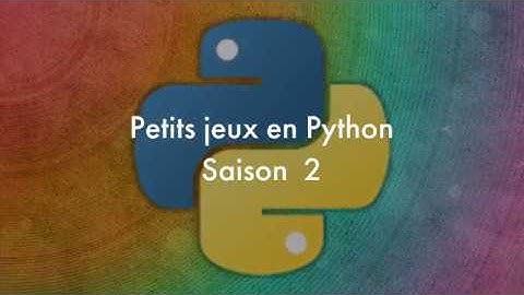 Petit jeu en Python - Le Morpion 1