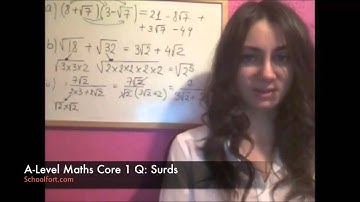 Surds Exam Question | A Level Maths (Core 1 Module)