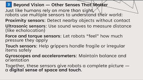 How Sensors Help Robots “See”