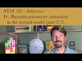 I4 bayesian parameter estimation in the normal model part 22