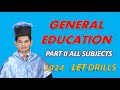 GENERAL EDUCATION III  ALL SUBJECTS DRILLS LET REVIEWER