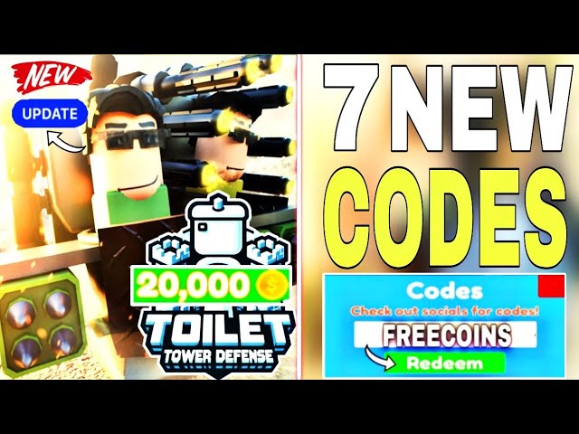 Toilet Tower Defense codes (November 2023) - all working codes