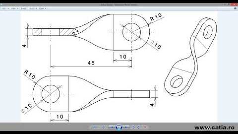 How to create a twisted mechanical part using CATIA Part Design 44
