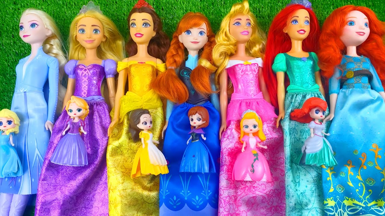 Cute Miniatures Disney Princess Frozen ELSA & Annall! elsa satisfying unboxing