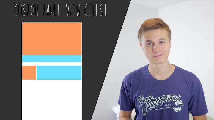 Custom Table View Cells! (XIB Files : Swift 3 in Xcode 8)