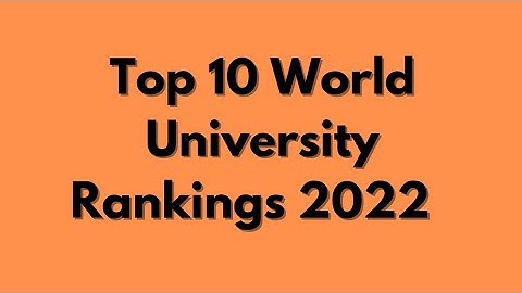 Times higher education top universities in the world