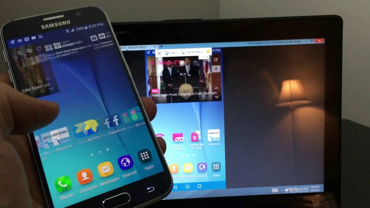 how to connect samsung galaxy trend to pc