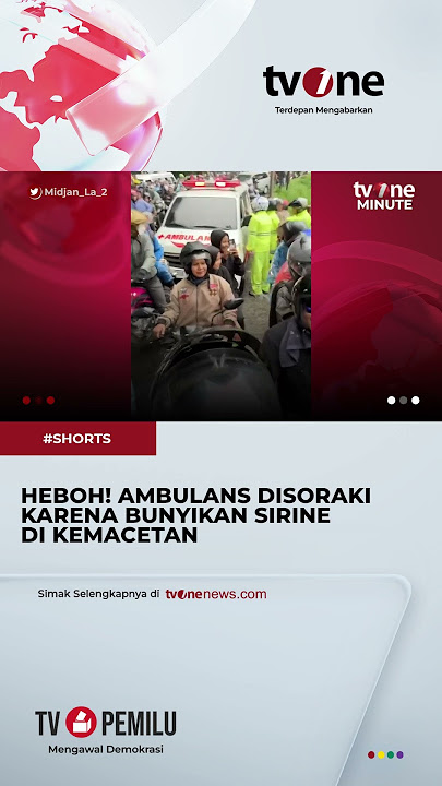 Download lagu Macet Parah, Ambulans Kosong Disoraki Saat Bunyikan Sirine #shorts #tvone #trending #news