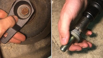 removing crankshaft bolt honda, acura “EASY” (not a reverse thread)