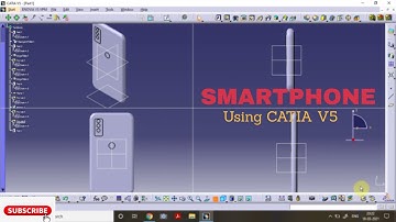 HOW TO DESIGN A PHONE USING CATIA V5|| SIMPLE OPERATION USING PAD & POCKET || PART DESIGN||