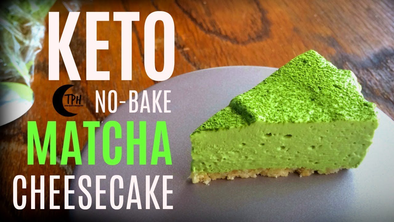 Keto Matcha Cheesecake, Low-Carb No-Bake Cheesecake Recipe