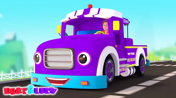 Wheels On The Tow Truck, Vehicle Rhymes and Kids Songs