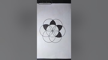 Simple Geometrical Circle Design || Easy Geometry Pattern