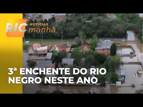 Rio Negro sofre com mais uma enchente: 3ª do ano
