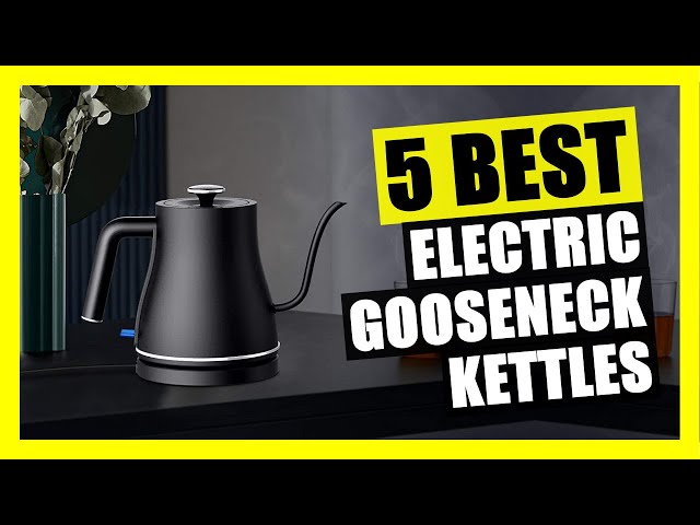 1.0L Small Electric Kettle Goose Neck Water Boiler Coffee Kettle