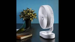 Geepas GF21157 8 Inch Rechargeable Fan - White