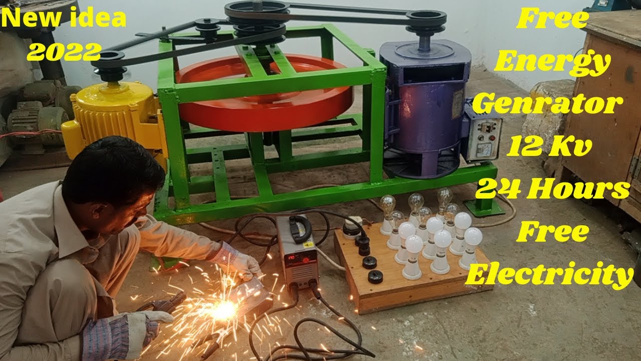 Flywheel Free Energy Part 3 / Free Energy Generator 12Kw 230V Free