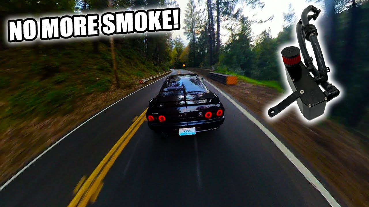 Fixed My R32 GTR Catch Can Issue! (did not catch on fire) - YouTube