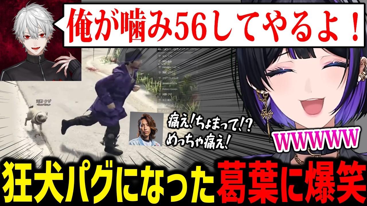 【NEWTOWN】狂犬パグになった葛葉に爆笑するメロコさん、動物に変身するディアブロメンバーたち【にじさんじ切り抜き 狂蘭メロコ 叶 ととみっくす 葛葉 釈迦 みあ ポポ れんま 蒼太 ひかり 音玄】