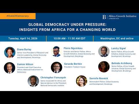 Global democracy under pressure: Insights from Africa for a changing world Episode cover