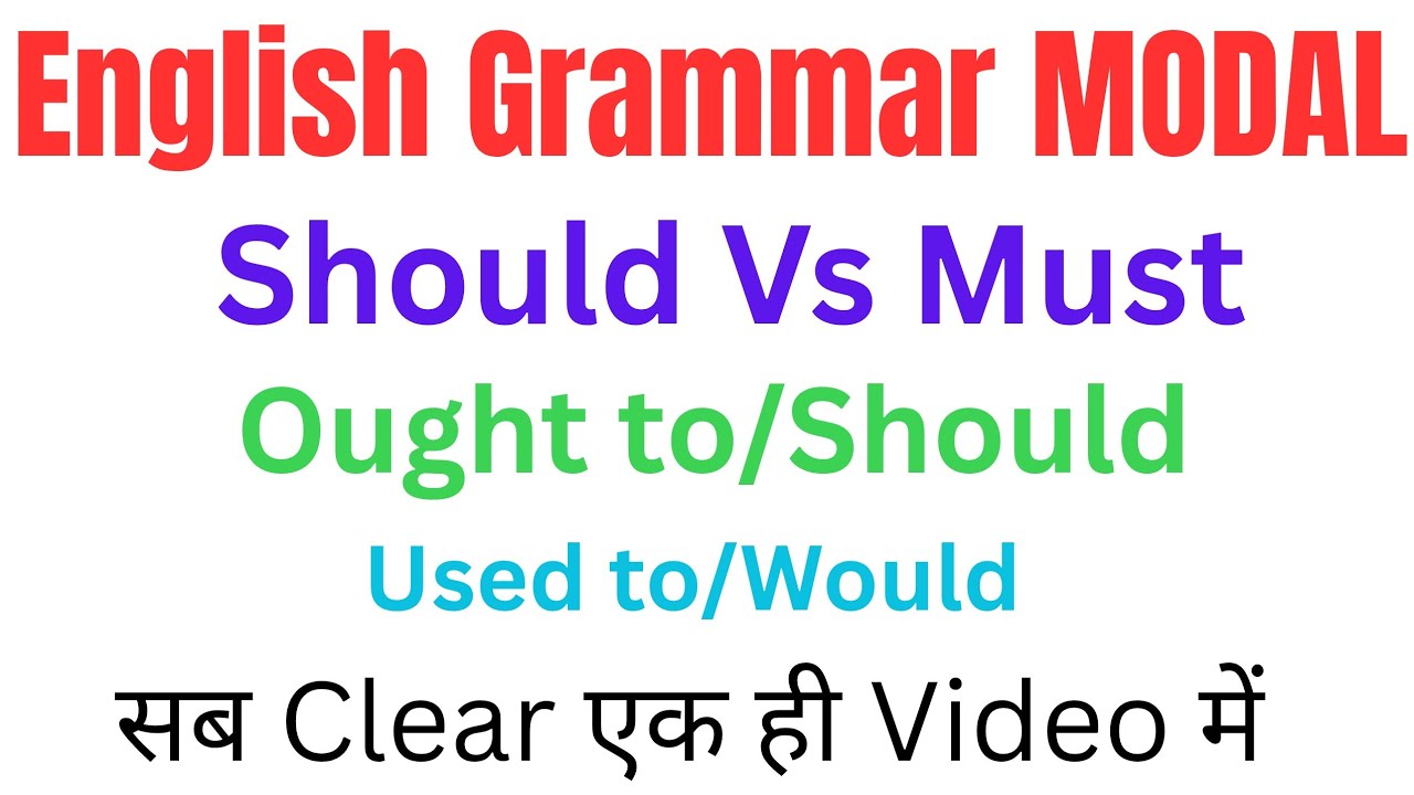 What is the CORRECT way to use Should and Would in English grammar?