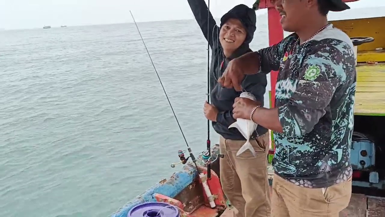 Mancing GT di spot kapal Jawa 1 pondok bali Subang