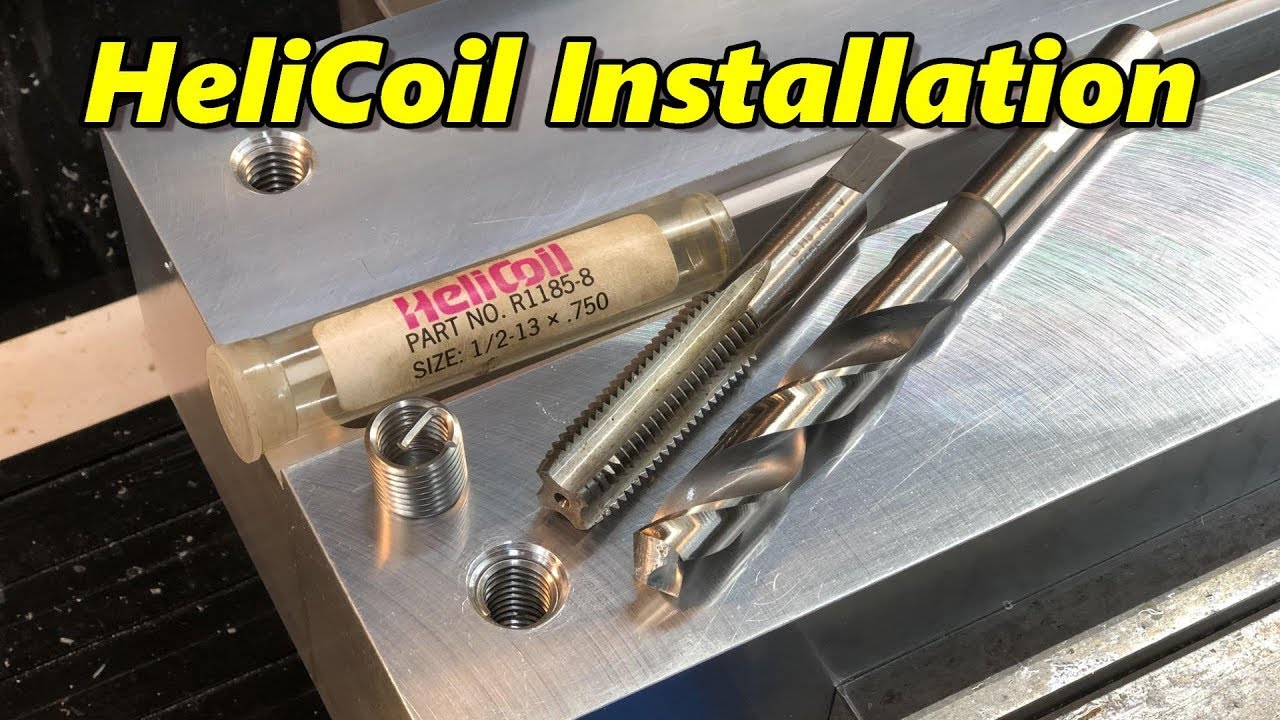 How to Use & Install Helicoil Thread Inserts