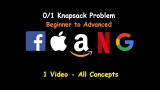 0/1 KnapSack Problem - Zero to Hero | All concepts in 1 video | Beginner to Advanced level Up