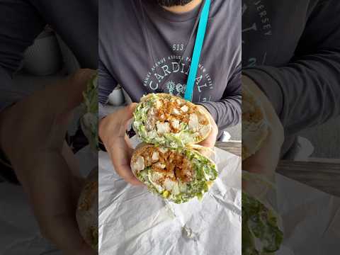 Finding the best chicken caesar wrap in the world.