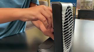 Unboxing A O2Cool Battery Operated 5 Inch Portable Fan