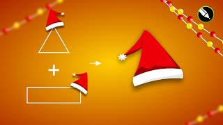 Christmas cap with Tips and Tricks in CorelDraw | Fk Online Education screenshot 2
